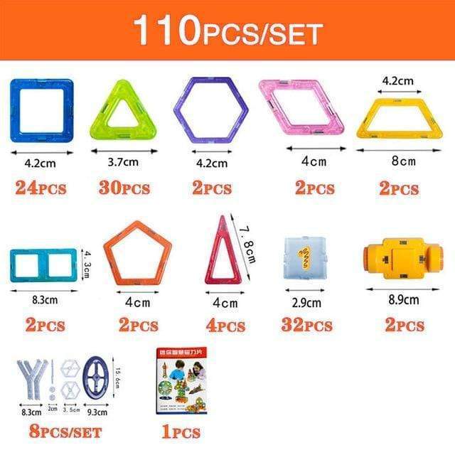 Merry & Bright Magnetic Building Blocks – DIY Construction Set for Kids