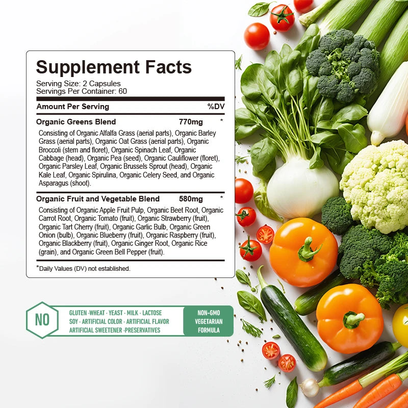 Premium Greens Blend for Total Wellness™