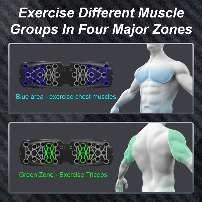 Merry & Bright Multifunctional Push Up Trainer Board - Enhance Chest Muscle Strength