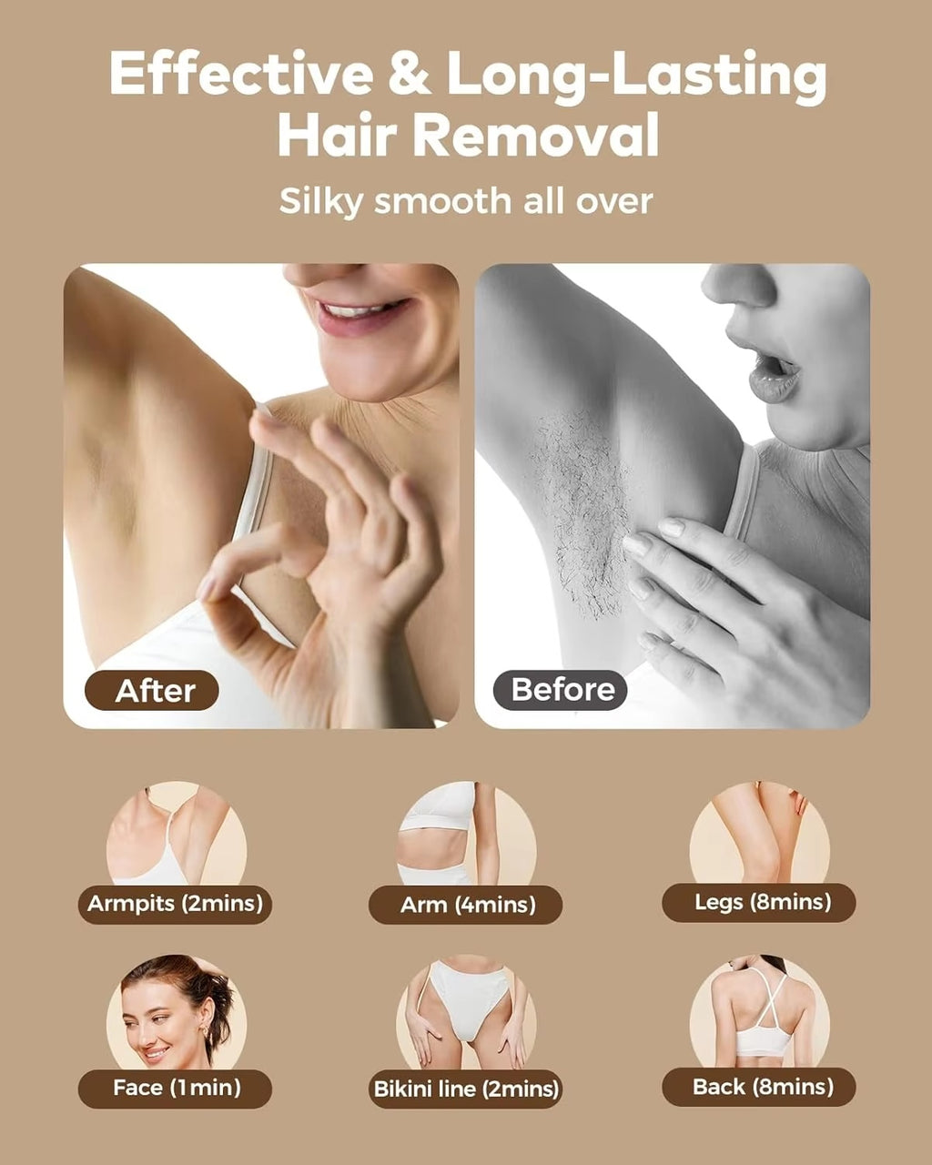 Merry & Bright Hair Removal Device Painless