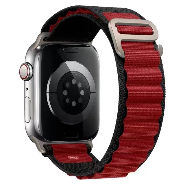Merry & Bright High Mountain Loop Nylon Woven Strap