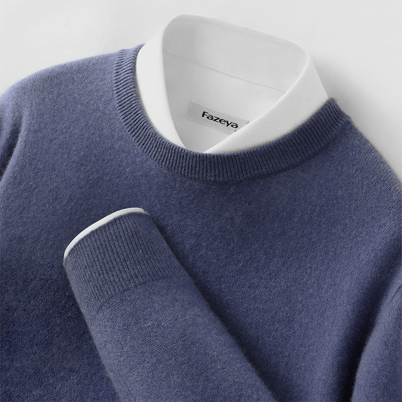 Merry & Bright Long Sleeve Pullover Business Casual Sweater Autumn And Winter