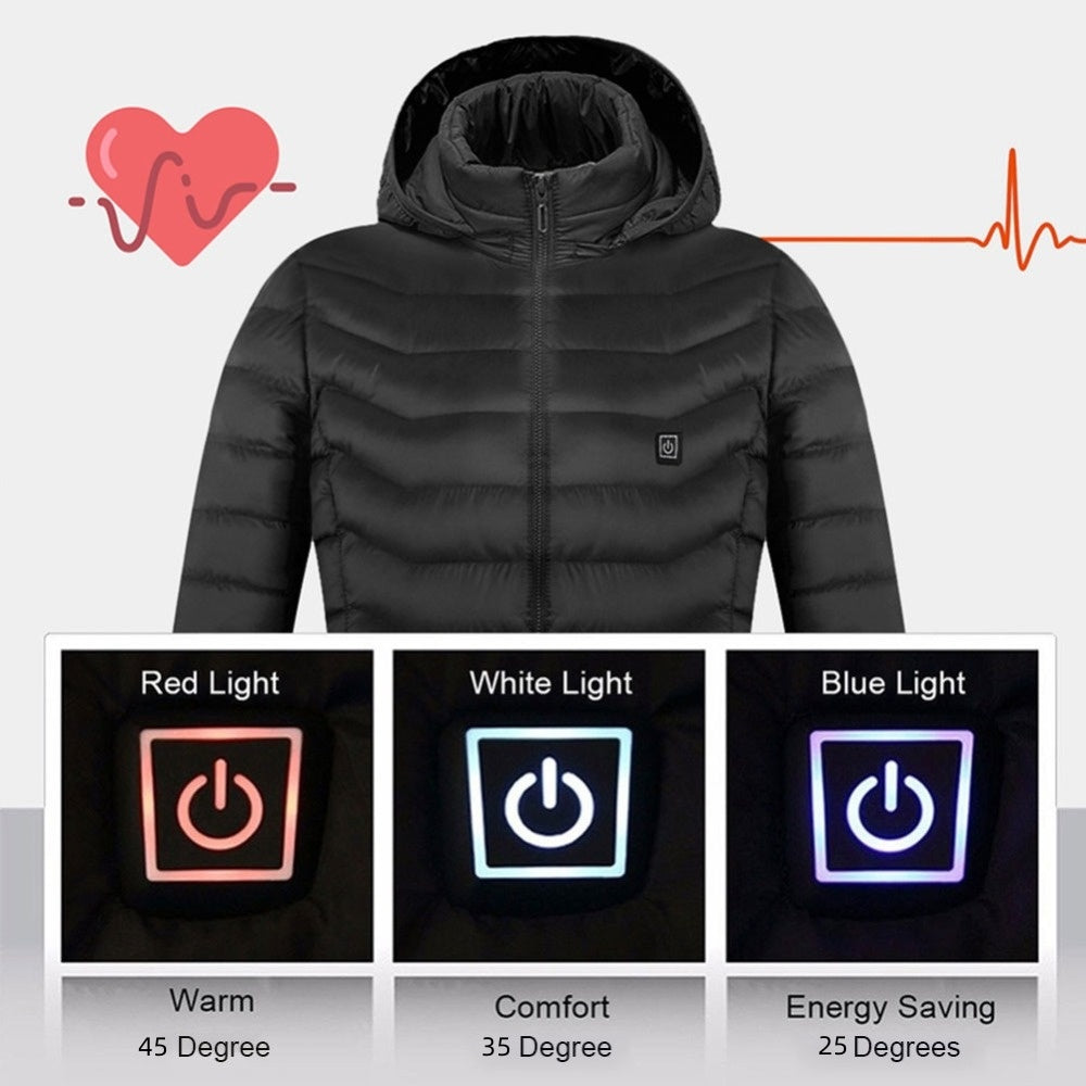 Merry & Bright Heated Jacket Coat Electric Jacket Cotton Coat