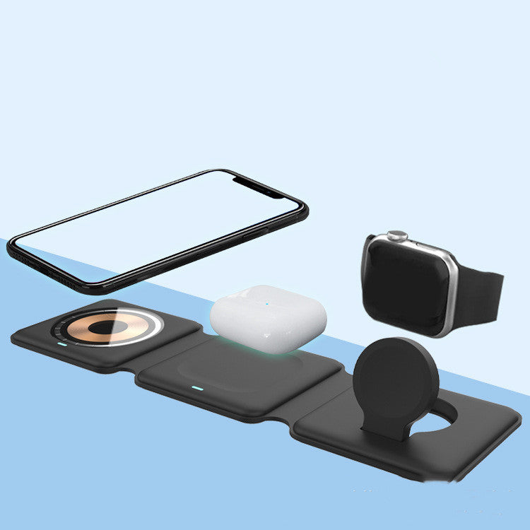 Merry & Bright Magnetic Folding 3-in-1 Wireless Charger
