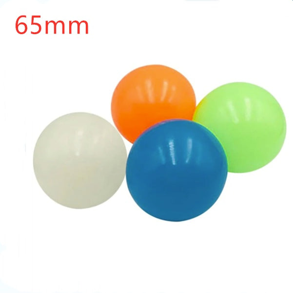 Merry & Bright Stick Wall Ball – Stress Relief Sticky Squash Toy