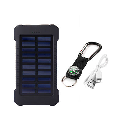Merry & Bright Compatible With Apple, Outdoor Solar Power Bank Battery