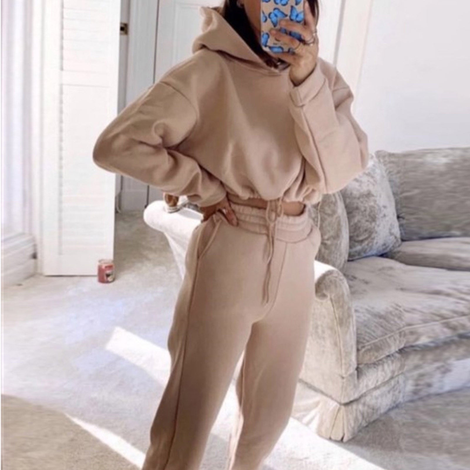 Merry & Bright Jogging Suits For Women 2 Piece Sweatsuits Tracksuits