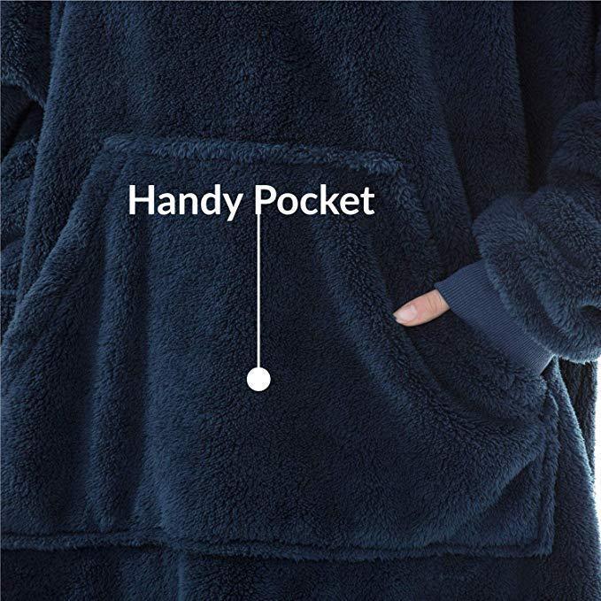 Merry & Bright Hoodie Sweatshirt With Big Pocket
