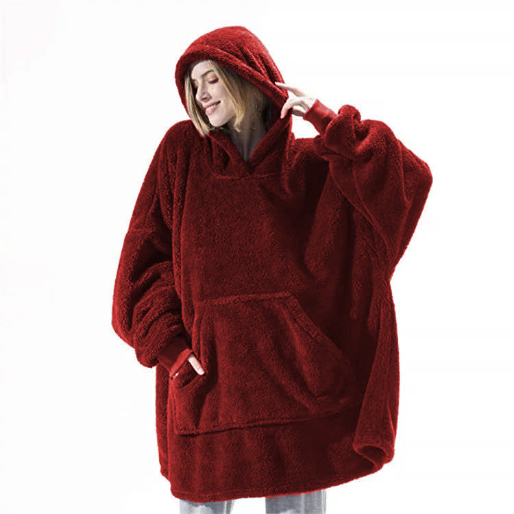Merry & Bright Hoodie Sweatshirt With Big Pocket