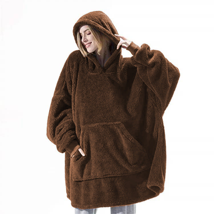 Merry & Bright Hoodie Sweatshirt With Big Pocket