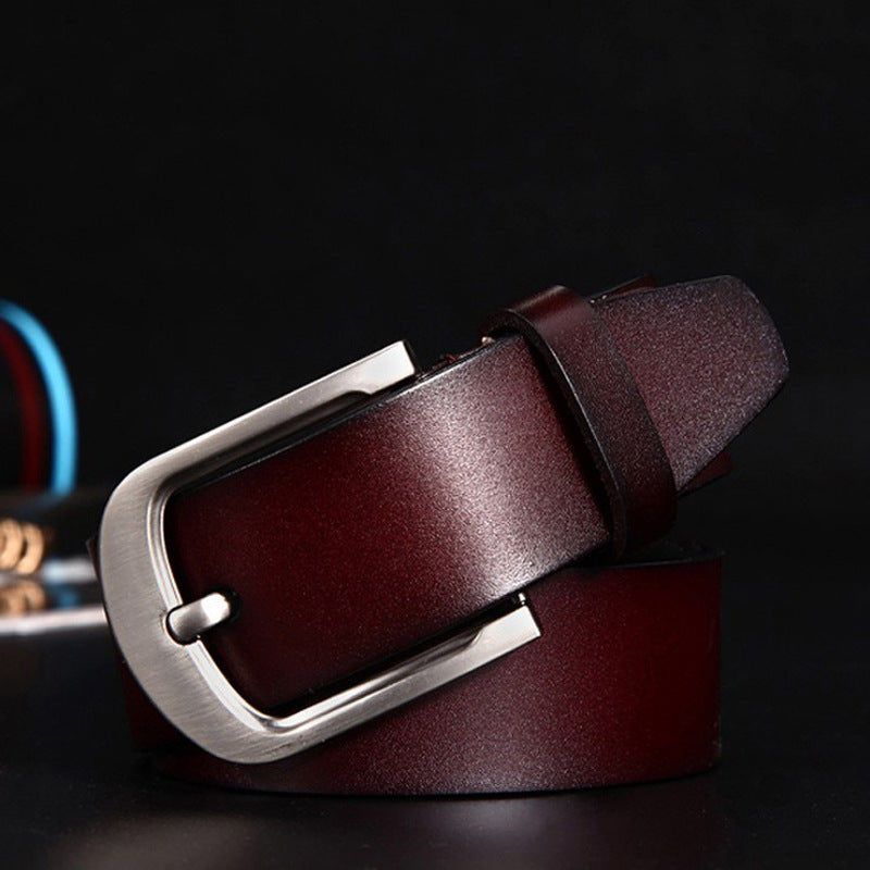 Merry & Bright Men's Leather Belt