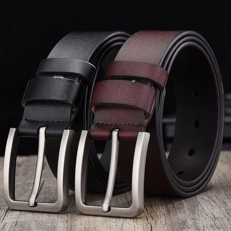 Merry & Bright Men's Leather Belt