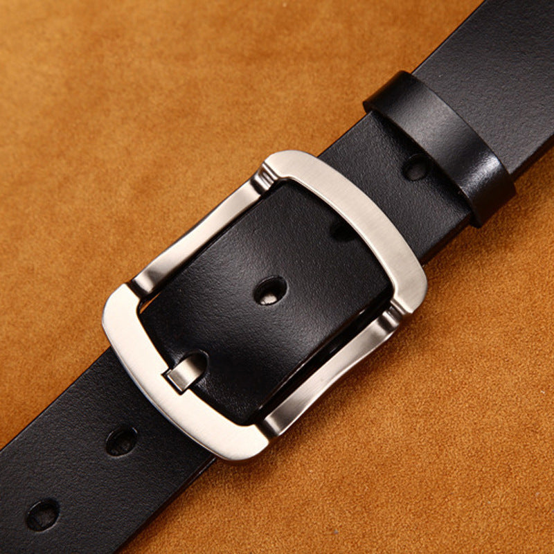 Merry & Bright Men's Leather Belt