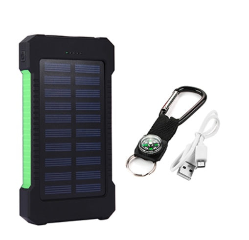 Merry & Bright Compatible With Apple, Outdoor Solar Power Bank Battery