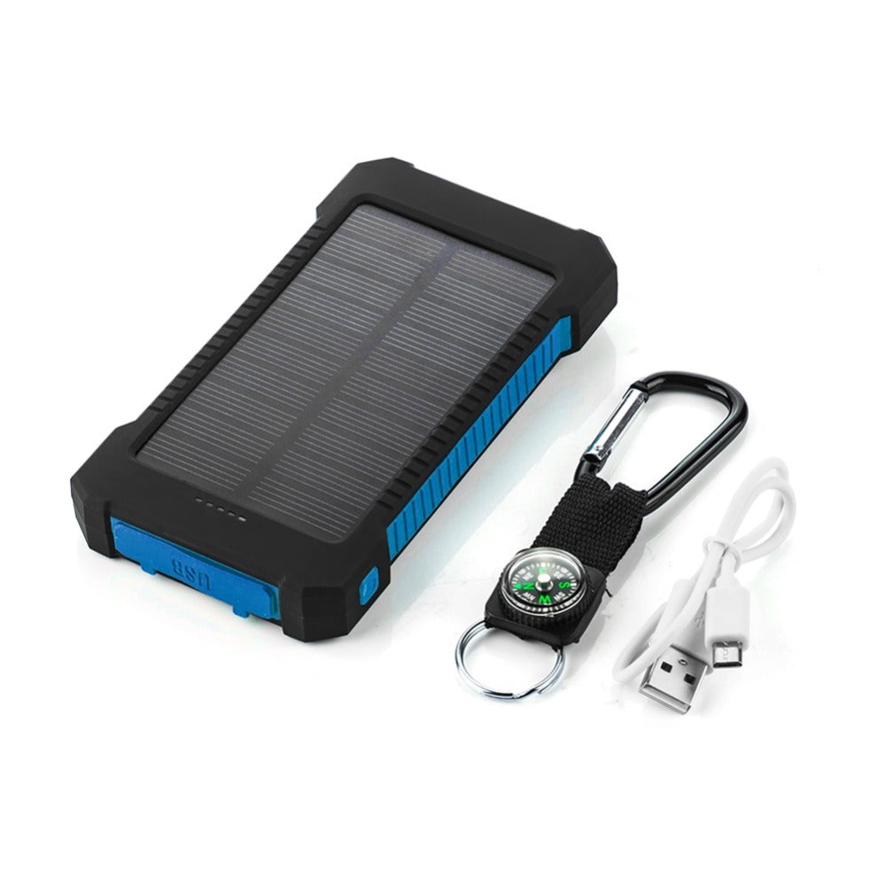 Merry & Bright Compatible With Apple, Outdoor Solar Power Bank Battery