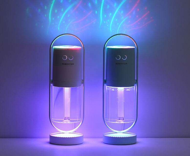 Merry & Bright Air Humidifier For Home With Projection Night Lights