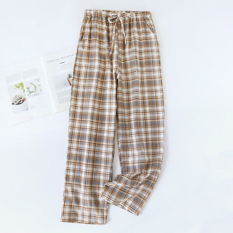 Merry & Bright Men’s Cotton Plaid Pajama Pants