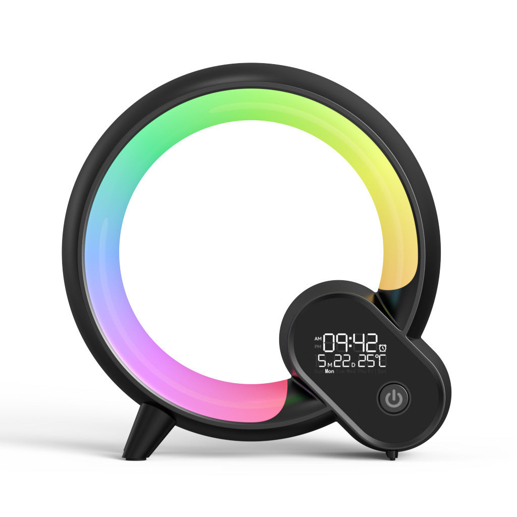 Merry & Bright Digital Display Alarm Clock Bluetooth Audio