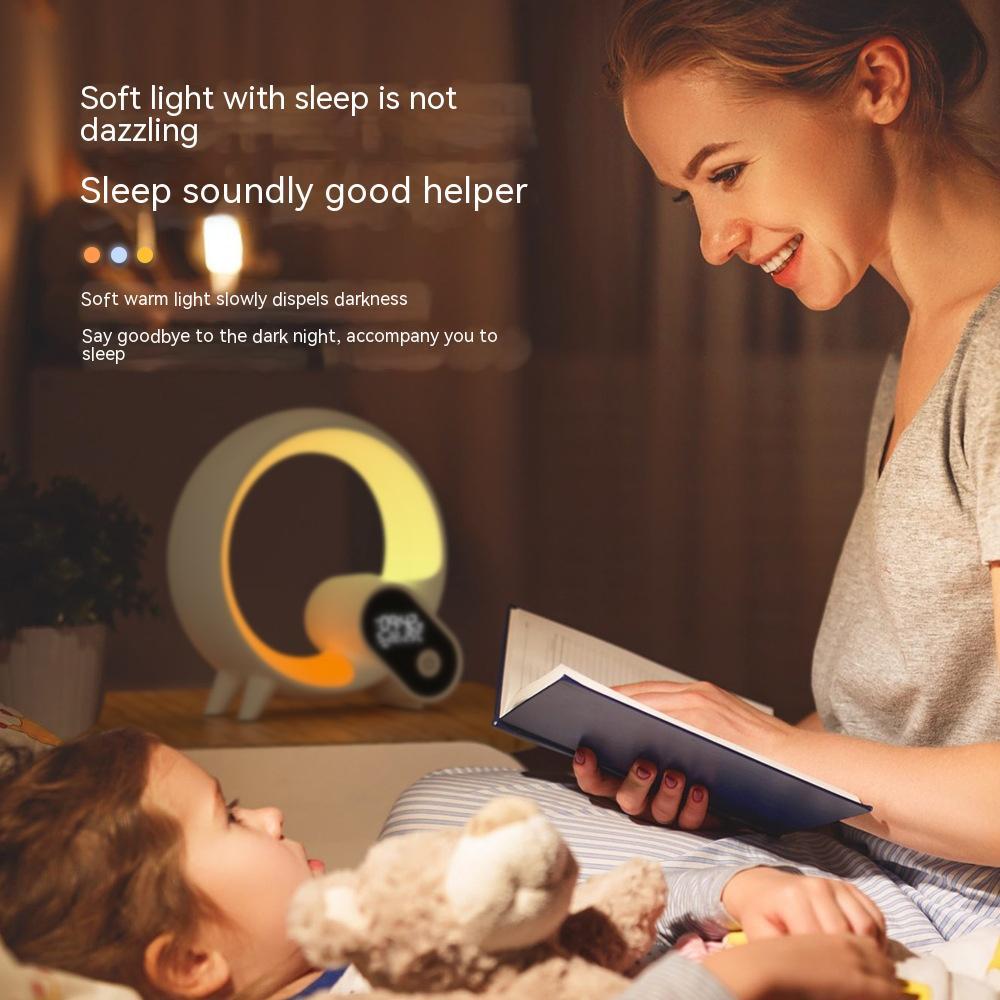 Merry & Bright Digital Display Alarm Clock Bluetooth Audio