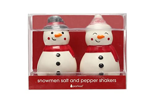 Merry & Bright: Snowman Salt & Pepper Shakers – Festive Holiday Kitchen Décor