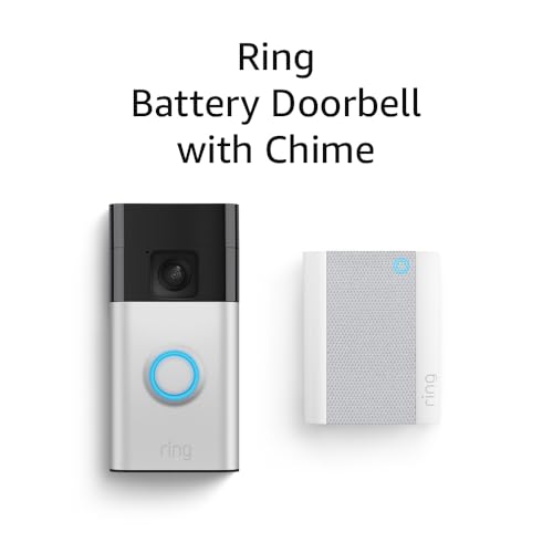 Merry & Bright Ring Battery Doorbell with Ring Chime