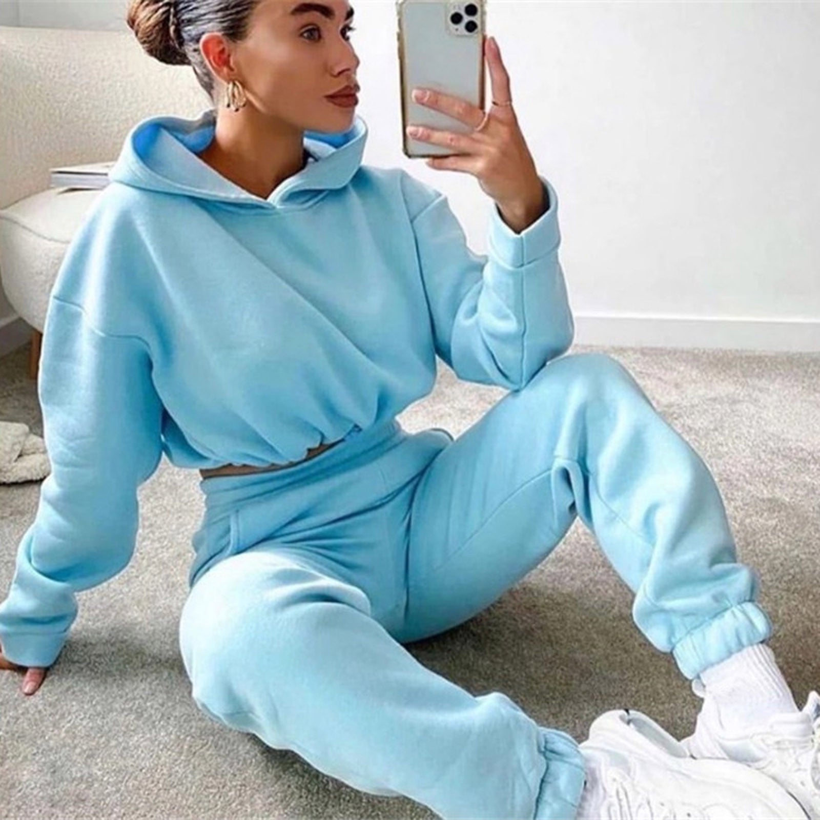 Merry & Bright Jogging Suits For Women 2 Piece Sweatsuits Tracksuits