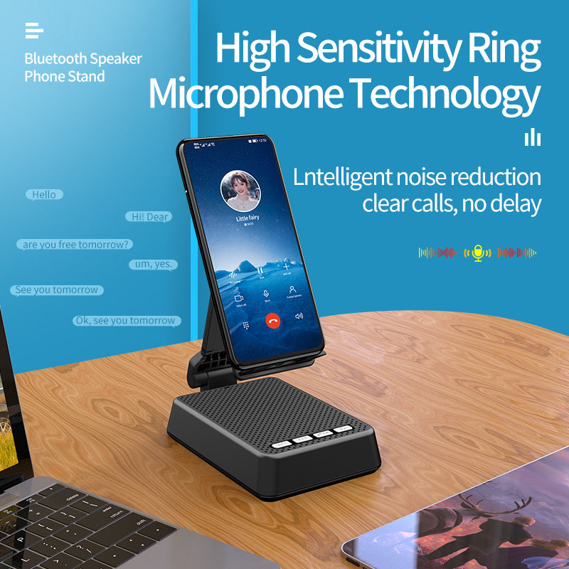 Merry & Bright iPhone Smart Wireless Bluetooth Speaker + Stand