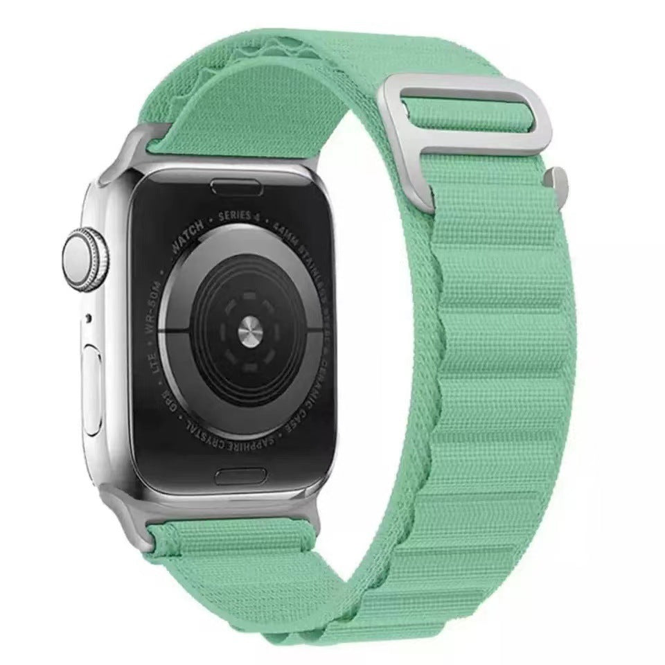 Merry & Bright High Mountain Loop Nylon Woven Strap