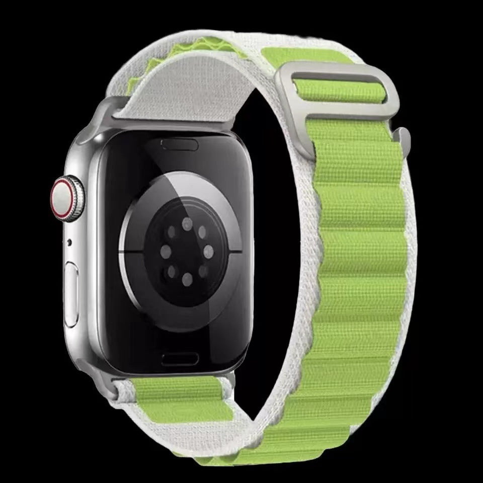 Merry & Bright High Mountain Loop Nylon Woven Strap