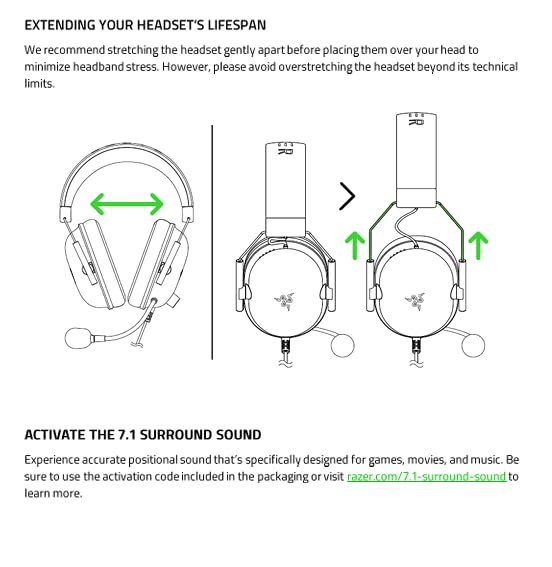 Merry & Bright Razer Gaming Headset: 7.1 Surround Sound