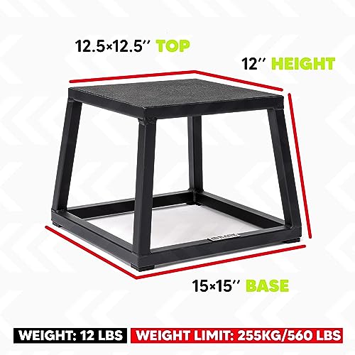 Merry & Bright: 12” Steel Plyometric Box – Full Body Conditioning