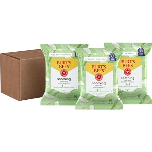 Merry & Bright Burt's Bees Soothing Facial Towelettes – Sensitive | 3 x 30 Ct.