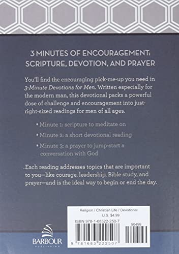 Merry & Bright 3-Minute Devotions for Men: 180 Encouraging Readings