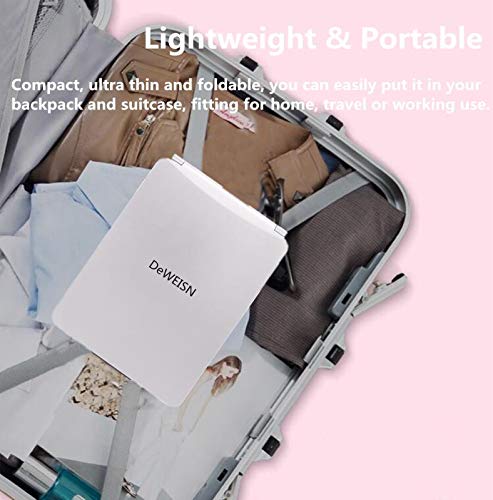 Merry & Bright Lighted Makeup Mirror – LED Touch Screen, Rechargeable