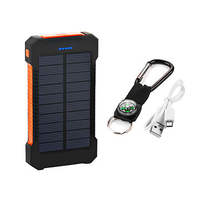 Merry & Bright Compatible With Apple, Outdoor Solar Power Bank Battery