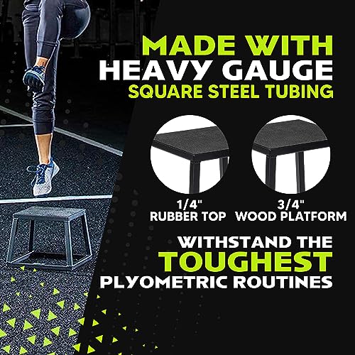 Merry & Bright: 12” Steel Plyometric Box – Full Body Conditioning
