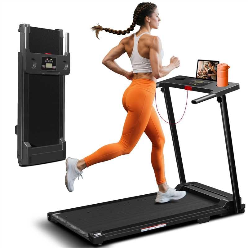 Merry & Bright: Foldable Home Treadmill – 3.0HP Quiet Walking & Running Pad