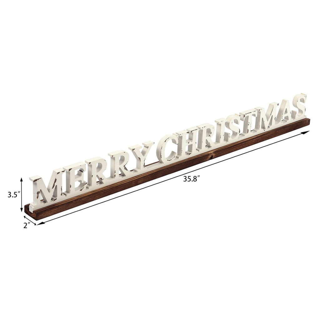 Merry & Bright: Rustic “Merry Christmas” Wooden Sign – Farmhouse Holiday Decor