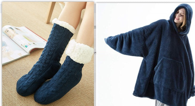 Merry & Bright Hoodie Sweatshirt With Big Pocket