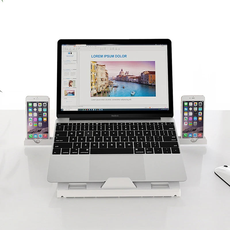 Merry & Bright New Laptop Stand Multifunctional Folding Lift Portable Laptop Stand Monitor