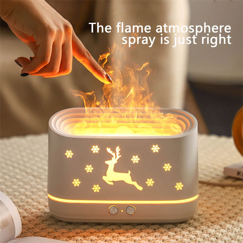 Merry & Bright Essential Oil  Diffuser Household Atmosphere Lamp Christmas Home Decorations