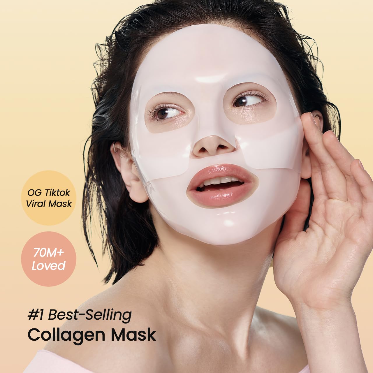 Merry & Bright  Bio-Collagen Real Deep Mask 4 Pack
