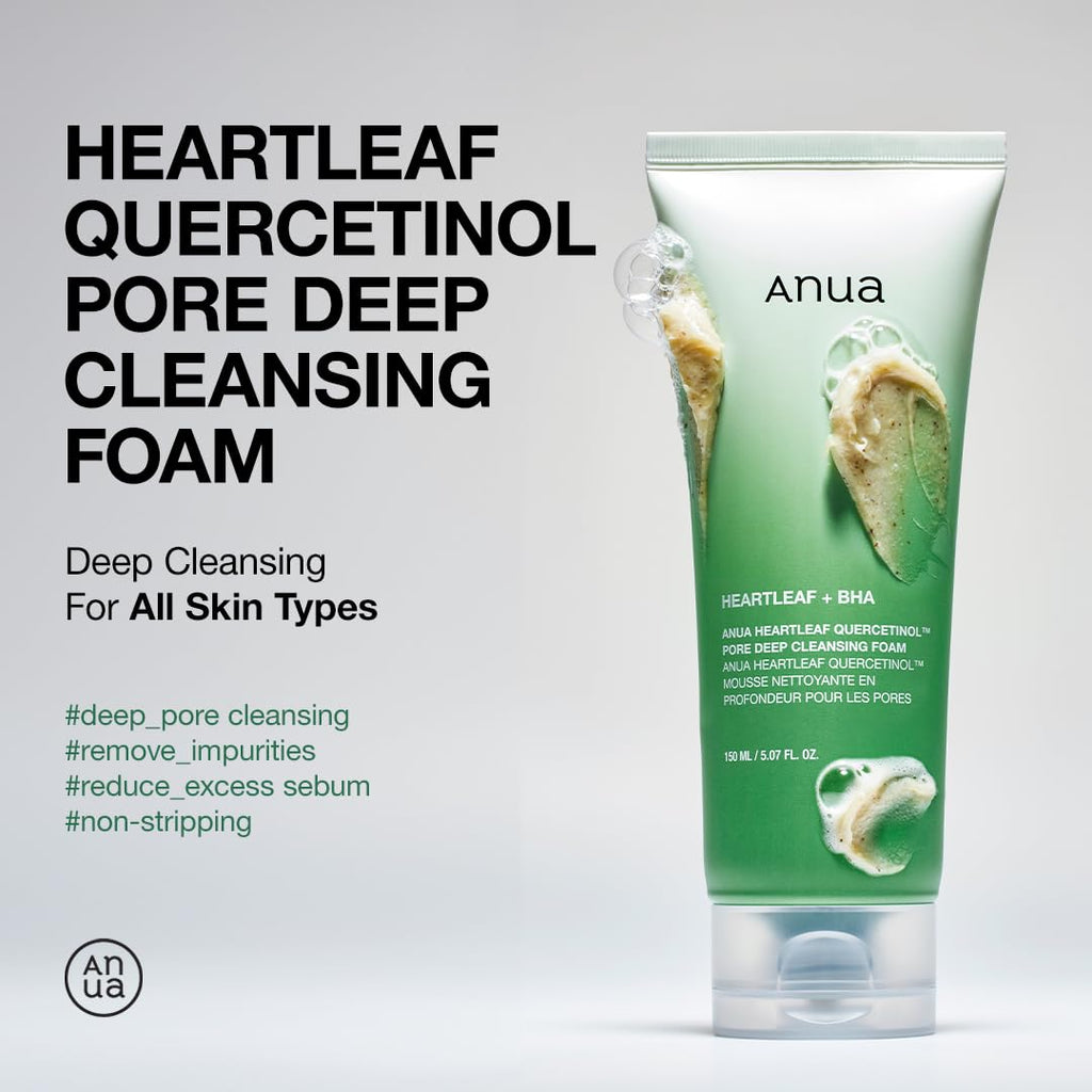 Merry & Bright Anua Heartleaf Double Cleansing Duo – Pore Control & Deep Clean