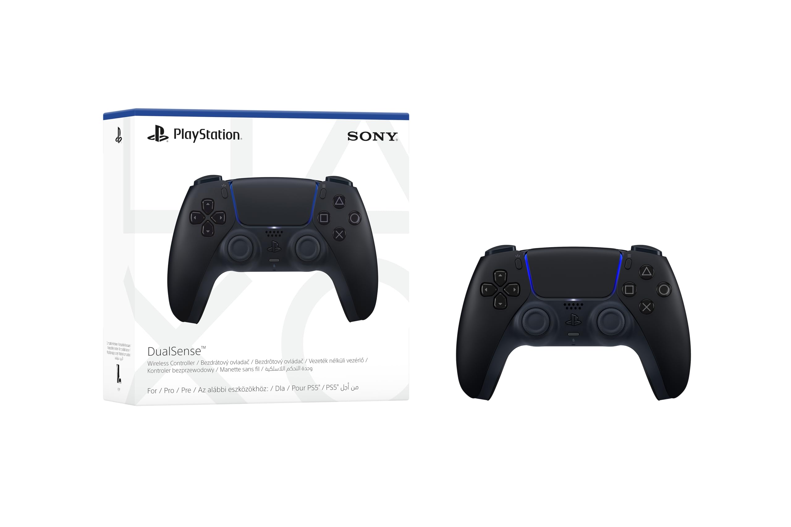 Merry & Bright PlayStation DualSense® Wireless Controller - Midnight Black