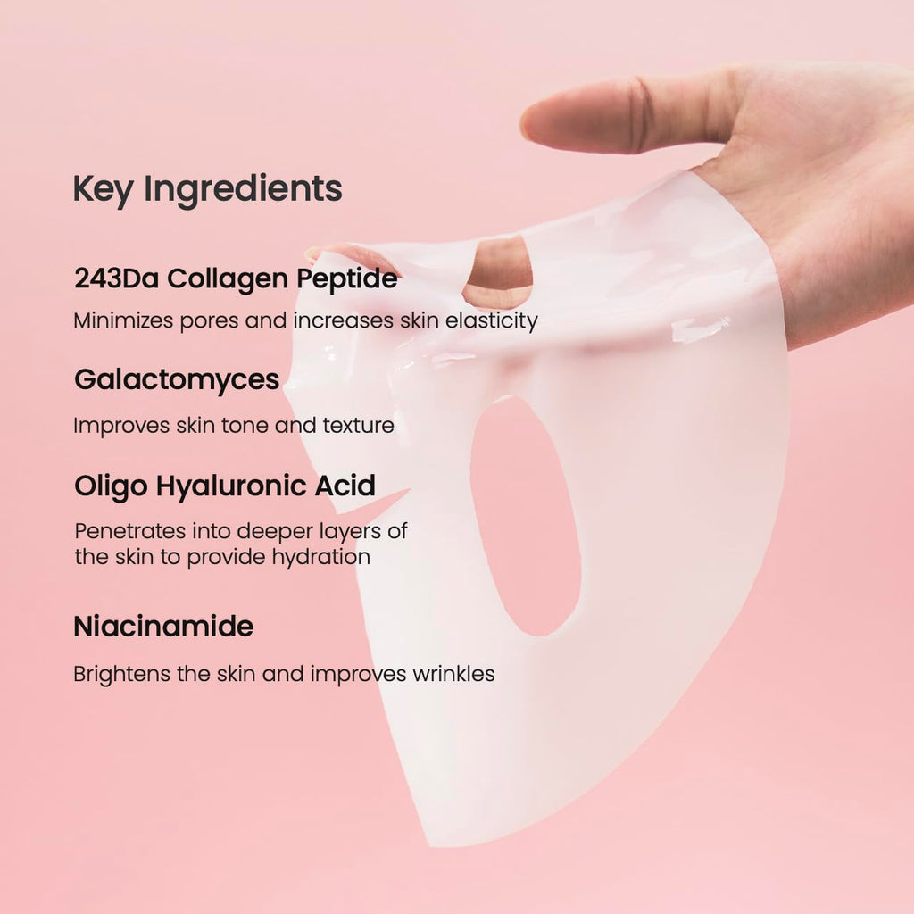 Merry & Bright  Bio-Collagen Real Deep Mask 4 Pack