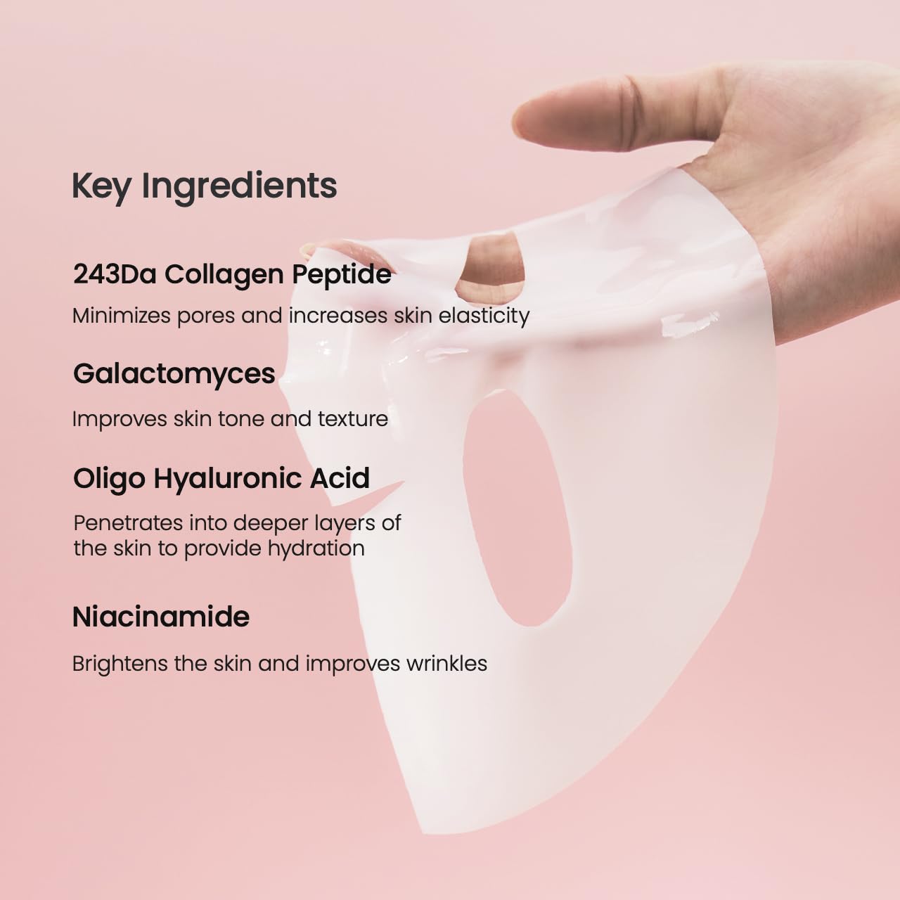 Merry & Bright  Bio-Collagen Real Deep Mask 4 Pack