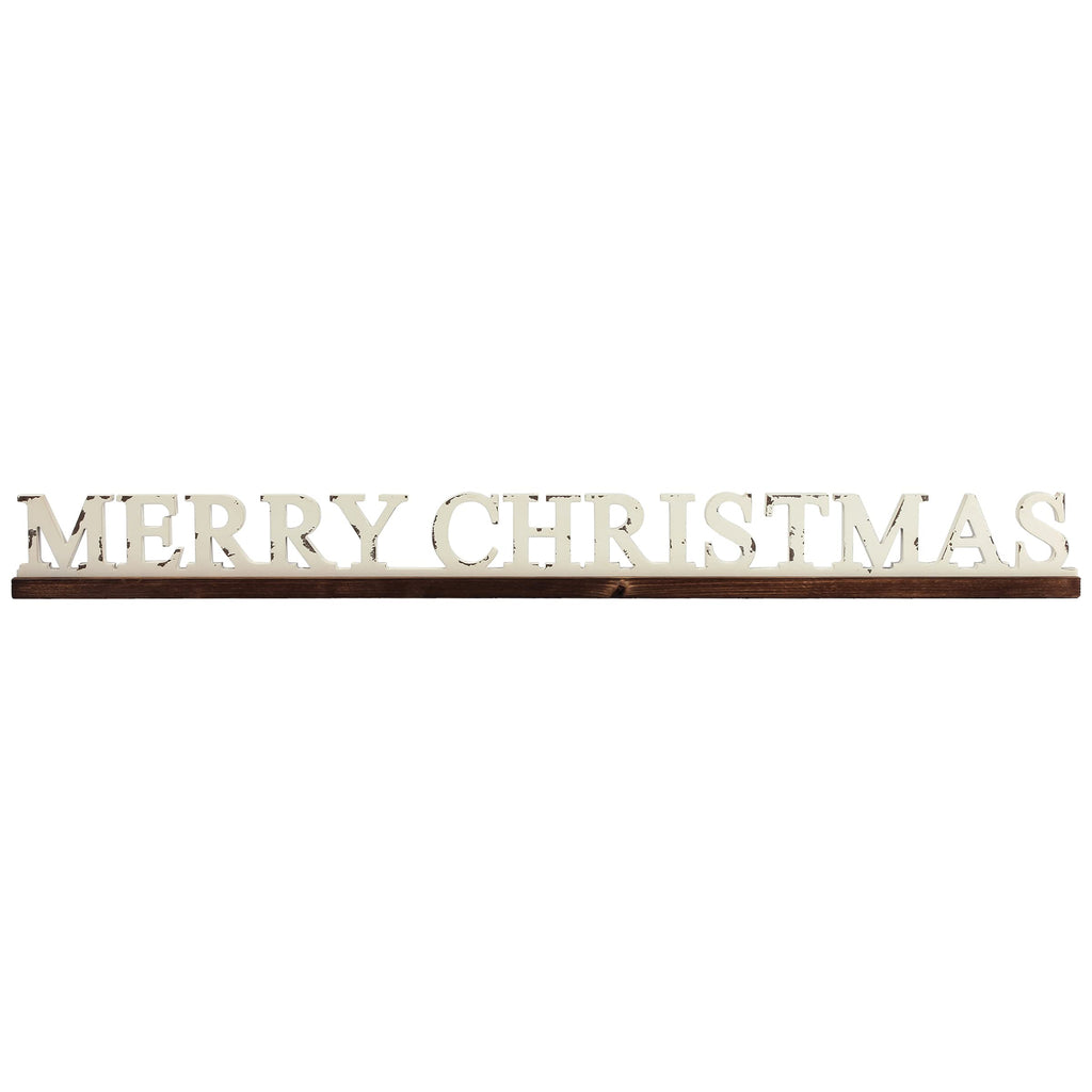 Merry & Bright: Rustic “Merry Christmas” Wooden Sign – Farmhouse Holiday Decor