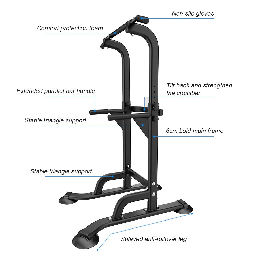 Merry & Bright: Adjustable Power Tower for Full Body Workouts