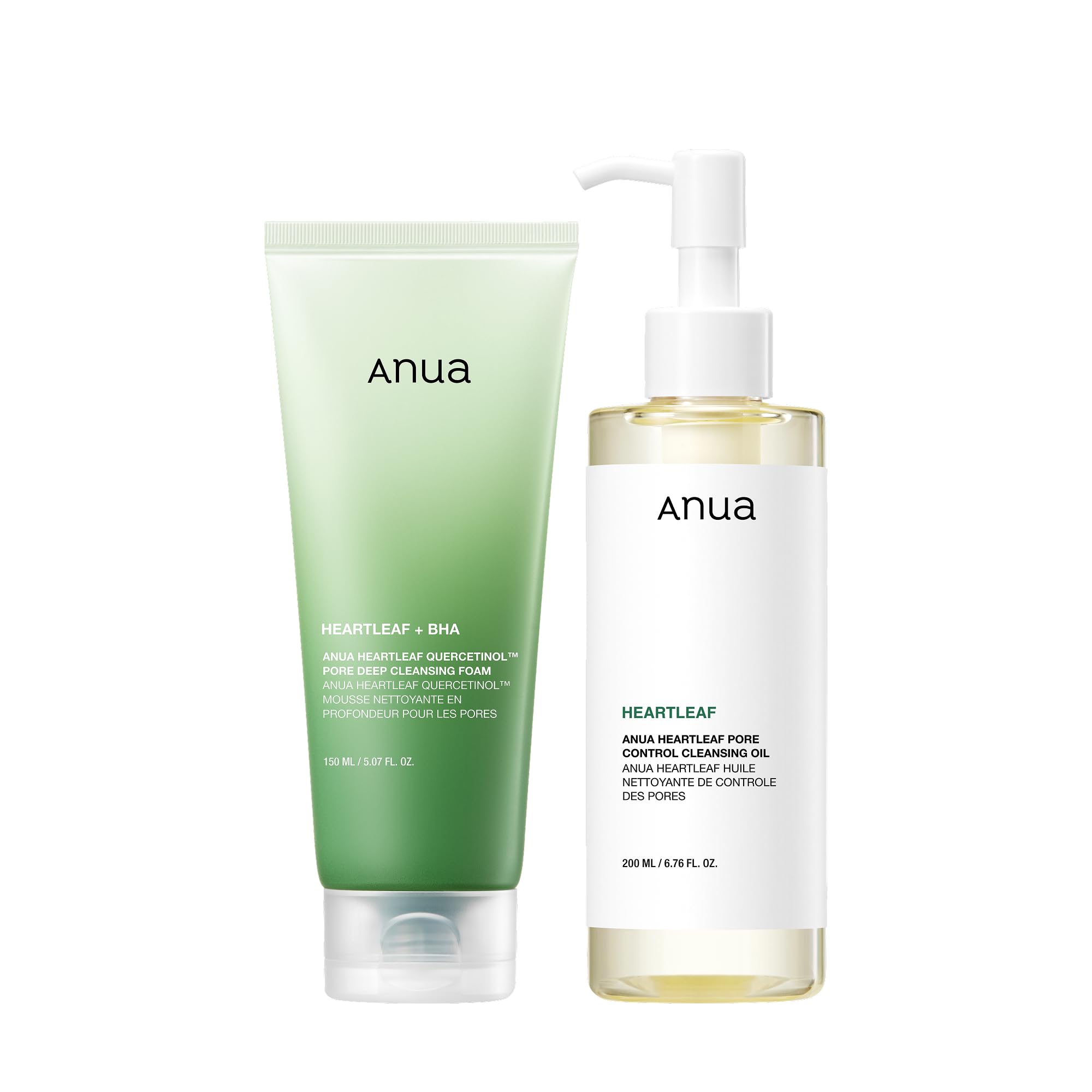 Merry & Bright Anua Heartleaf Double Cleansing Duo – Pore Control & Deep Clean