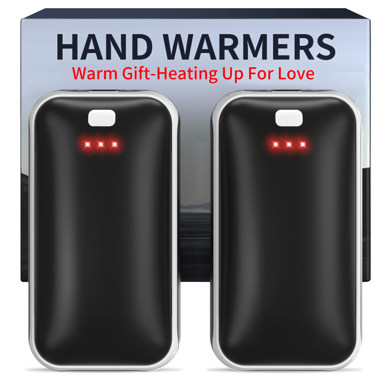 Merry & Bright Hand Warmers Rechargeable, 2 Pack